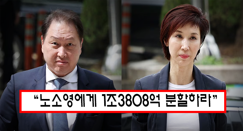 “재산분할 1조3808억, 위자료 20억..” 노소영 이혼 소송 대승, 법조계 역대급 판결에 모두가 놀랐다.